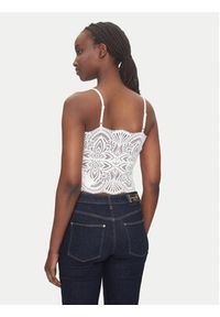 Morgan Top 242-BINGO Écru Slim Fit. Kolor: kremowy. Materiał: syntetyk #2