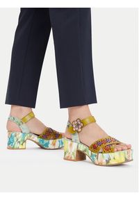 Laura Vita Sandały Paulao 09 Kolorowy. Materiał: skóra. Wzór: kolorowy #5