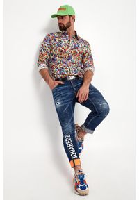 Koszula męska w kwiaty DSQUARED2. Materiał: bawełna. Wzór: kwiaty #2
