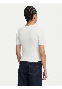 only - ONLY T-Shirt Femke 15369336 Kremowy Slim Fit. Kolor: kremowy. Materiał: bawełna #5