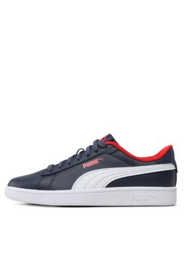 Puma Sneakersy Puma Smash 3.0 L Jr 39203104 Granatowy. Kolor: niebieski. Materiał: skóra