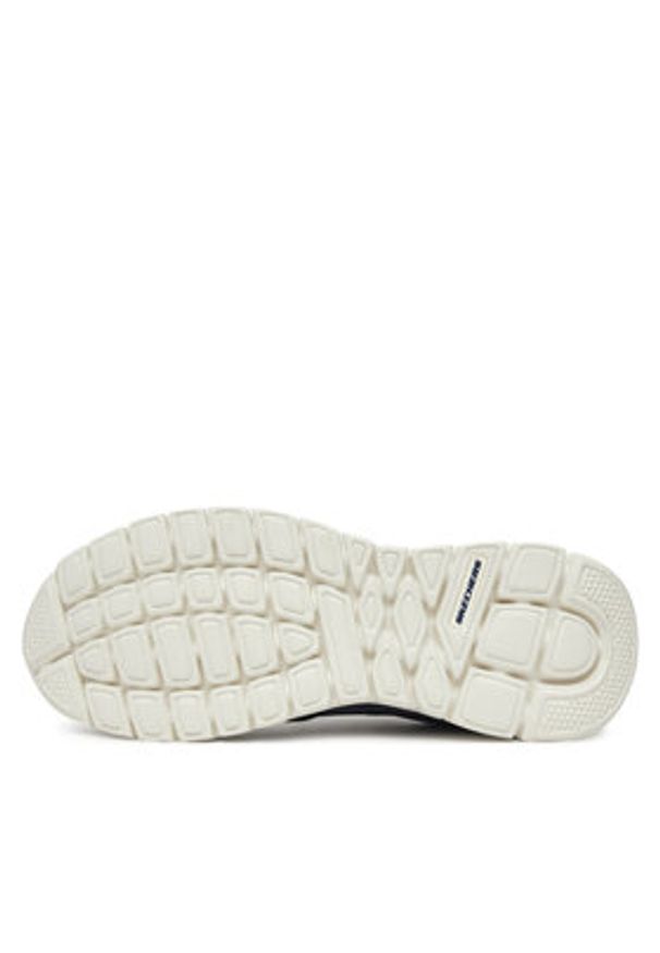 skechers - Skechers Sneakersy BURNS 8790117 NVRD Granatowy. Kolor: niebieski. Materiał: materiał
