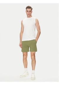 Kappa Tank top Logo Corpo Cadwal 303HZB0 Biały Regular Fit. Kolor: biały. Materiał: bawełna #4