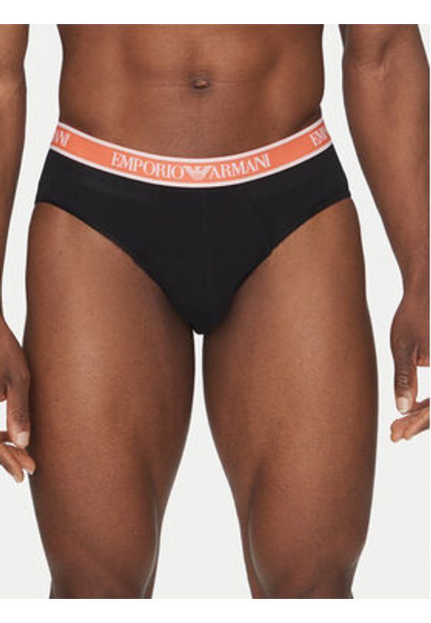Emporio Armani Underwear Komplet slipów EM000258 AF10779 MC061 Czarny. Kolor: czarny. Materiał: bawełna