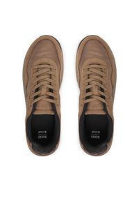 BOSS Sneakersy Titanium 50552895 Beżowy. Kolor: beżowy. Materiał: materiał #6