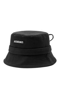 JACQUEMUS Bucket 223AC001U Czarny. Kolor: czarny. Materiał: materiał, bawełna