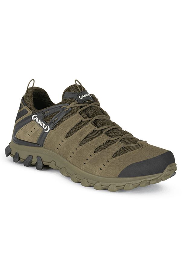 Półbuty trekkingowe Aku Alterra Lite GTX Camo Green/Black nieprzemakalne. Kolor: zielony