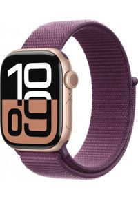 APPLE - Smartwatch Apple Watch 10 GPS + Cellular 42mm Rose Gold Alu Sport Loop Fioletowy (MWXC3ET/A). Rodzaj zegarka: smartwatch. Kolor: fioletowy. Styl: sportowy