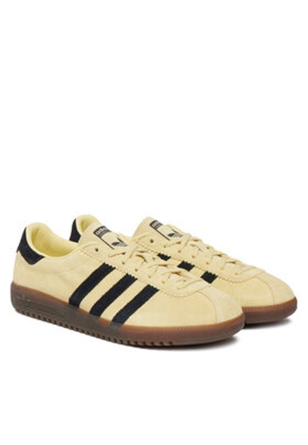 Adidas - adidas Sneakersy Brmd JI2659 Żółty. Kolor: żółty. Materiał: zamsz, skóra