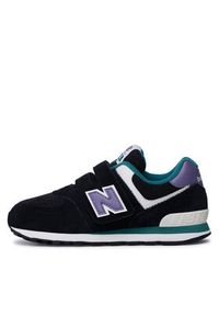 New Balance Sneakersy PV574NV1 Czarny. Kolor: czarny. Materiał: zamsz, skóra. Model: New Balance 574 #5