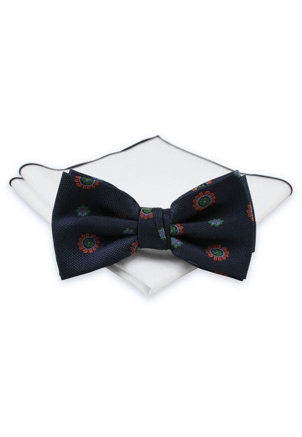 Muszka Chattier elegancka, w kwiaty