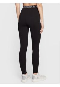 Calvin Klein Jeans Legginsy J20J220269 Czarny Slim Fit. Kolor: czarny. Materiał: syntetyk, wiskoza #3