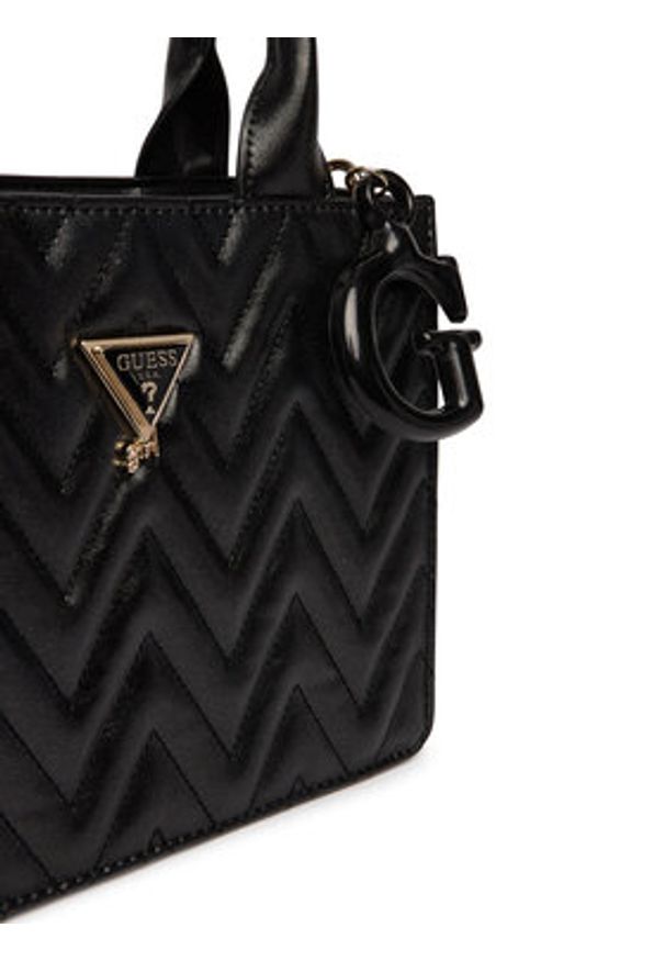 Guess Torebka J6GZ04 W4090 Czarny. Kolor: czarny. Materiał: skórzane