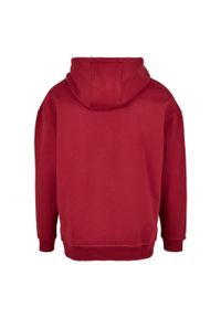 BUILD YOUR BRAND - Bluza Z Kapturem Męska Oversized. Typ kołnierza: kaptur. Kolor: czerwony, wielokolorowy, brązowy