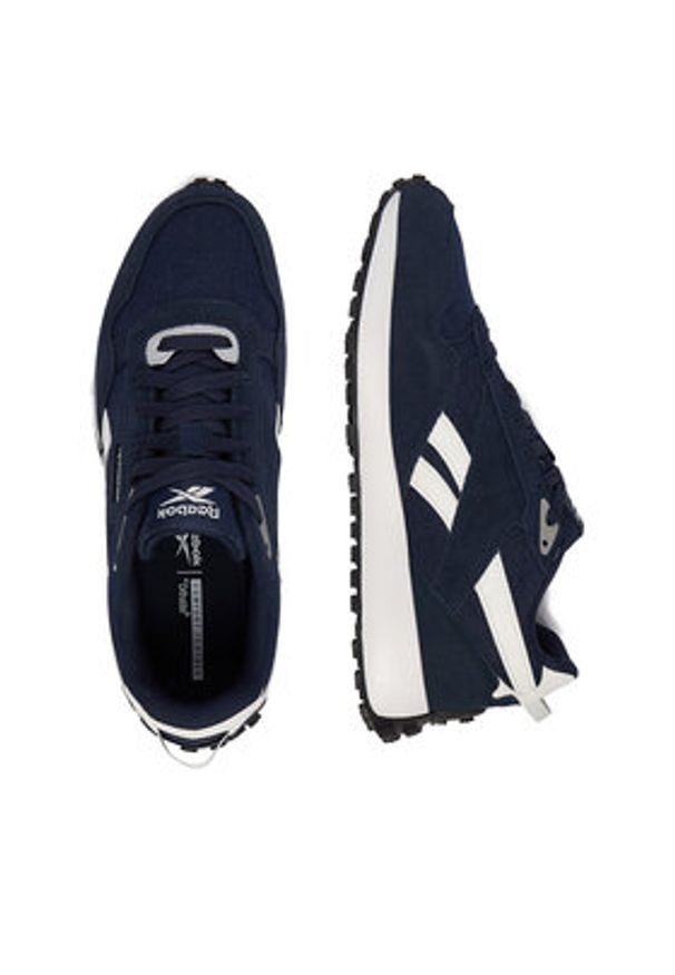 Reebok Sneakersy CEO-DRIVE AR30296MDW Granatowy. Kolor: niebieski. Materiał: zamsz, skóra