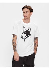 Hugo T-Shirt Dammock 50504916 Biały Regular Fit. Kolor: biały. Materiał: bawełna
