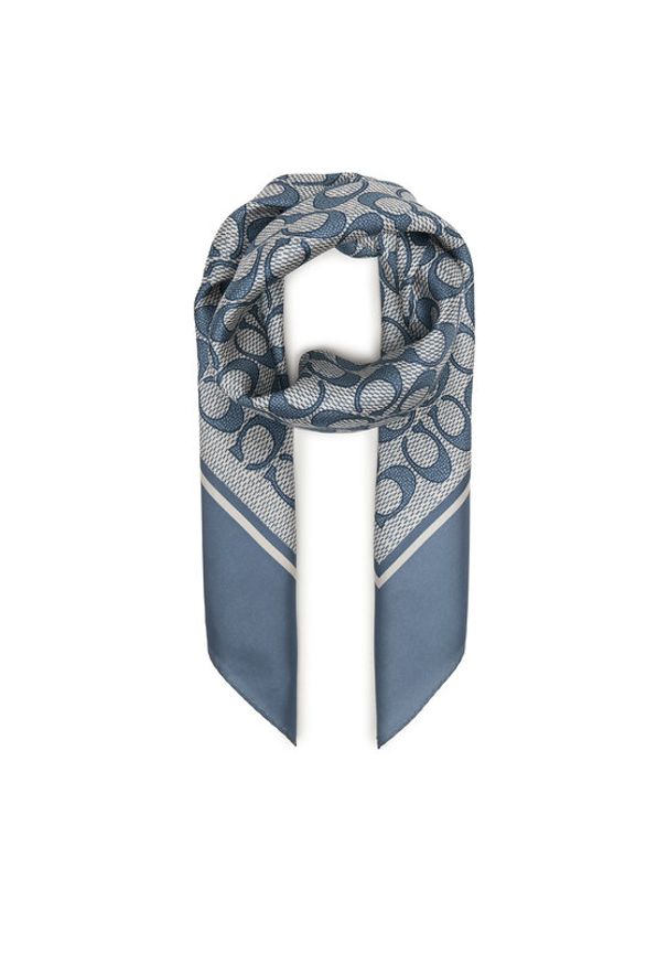 Coach Chusta 29C2755 Niebieski. Kolor: niebieski. Materiał: jedwab