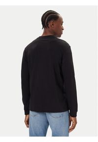 Calvin Klein Jeans Longsleeve Easy LV04RD247G Czarny Regular Fit. Kolor: czarny. Materiał: bawełna. Długość rękawa: długi rękaw