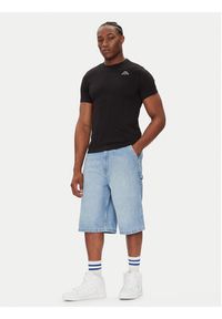 Kappa T-Shirt Logo Korpo Cafers 304J150 Czarny Slim Fit. Kolor: czarny. Materiał: bawełna #3