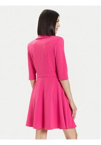 Rinascimento Sukienka koktajlowa CFC0118280003 Różowy Regular Fit. Kolor: różowy. Materiał: syntetyk. Styl: wizytowy #4