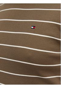TOMMY HILFIGER - Tommy Hilfiger T-Shirt New Cody WW0WW40587 Brązowy Slim Fit. Kolor: brązowy. Materiał: bawełna #3