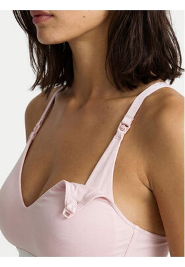 Calvin Klein Underwear Biustonosz do karmienia LV00QF8506 Różowy. Kolor: różowy. Materiał: bawełna