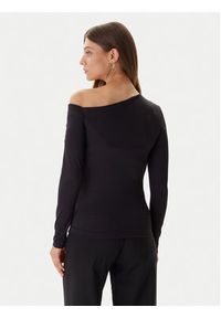 Guess Bluzka W5BP08 K1492 Czarny Slim Fit. Kolor: czarny. Materiał: syntetyk #5