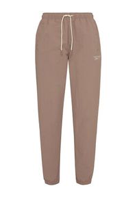 Reebok Spodnie dresowe Kalina RK25694CCW - LIGHT COCOA/LINEN Brązowy Relaxed Fit. Kolor: brązowy. Materiał: syntetyk #8