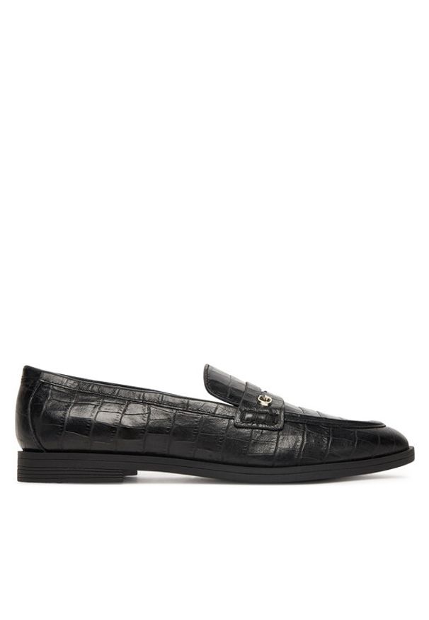 Guess Lordsy FLTSAD LEA14 Czarny. Kolor: czarny. Materiał: skóra