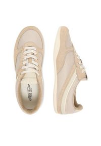 Guess Jeans Sneakersy EO-GJ2128 Beżowy. Kolor: beżowy. Materiał: skóra, zamsz #9