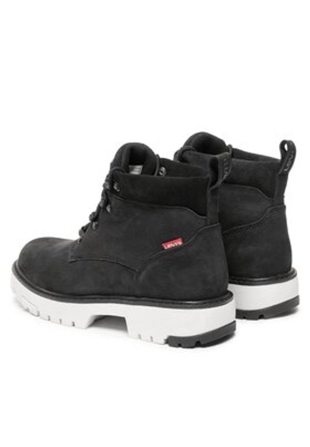 Levi's® Trapery 233618-932-59 Czarny. Kolor: czarny. Materiał: skóra, nubuk