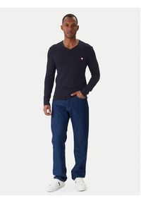 Guess Longsleeve M2YI08 J1314 Granatowy Slim Fit. Kolor: niebieski. Materiał: bawełna. Długość rękawa: długi rękaw #3