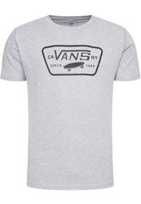 Vans T-Shirt Full Patch VN000QN8Y281 Szary Classic Fit. Kolor: szary. Materiał: bawełna