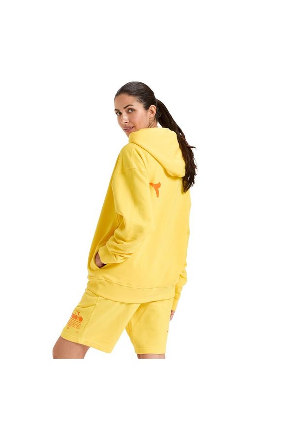 Diadora - Bluza DIADORA HOODIE MANIFESTO. Kolor: żółty