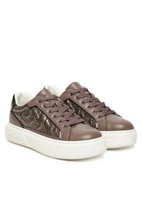 Pinko - PINKO Sneakersy Yoko 21 SS0103P100 Brązowy. Kolor: brązowy. Materiał: skóra
