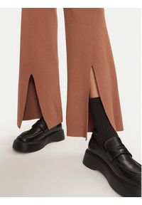 Fracomina Spodnie dzianinowe FJ24WV3004K42001 Brązowy Wide Leg. Kolor: brązowy. Materiał: syntetyk #2