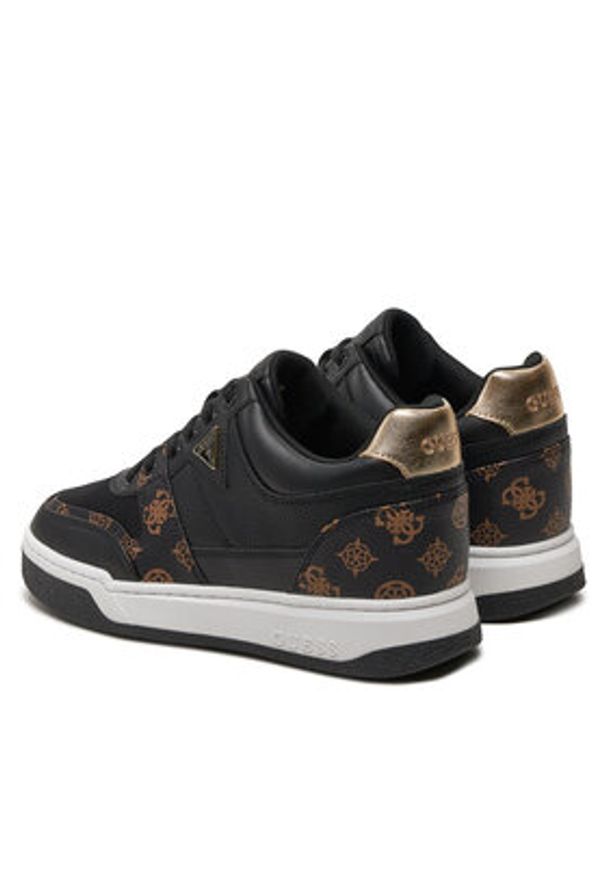 Guess Sneakersy Marlew FLTMAR ELE12 Czarny. Kolor: czarny. Materiał: skóra