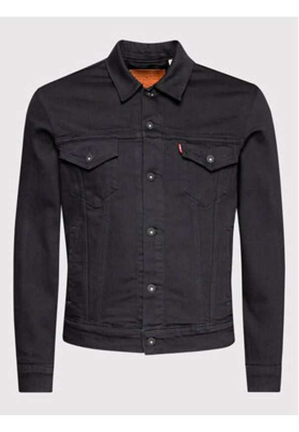Levi's® Kurtka jeansowa The Trucker 72334-0403 Czarny Regular Fit. Kolor: czarny. Materiał: bawełna