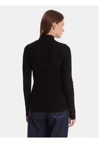 DKNY Sweter P5MSAY01 Czarny Slim Fit. Kolor: czarny. Materiał: wiskoza #5