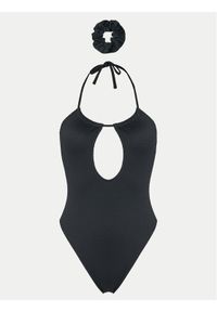 Calvin Klein Swimwear Strój kąpielowy KW0KW02725 Czarny. Kolor: czarny. Materiał: syntetyk