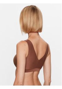 Chantelle Biustonosz top Soft Stretch C16A10 Brązowy. Kolor: brązowy. Materiał: syntetyk #3