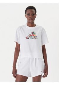 Adidas - adidas T-Shirt Food Graphic KA5073 Biały Loose Fit. Kolor: biały. Materiał: bawełna #1