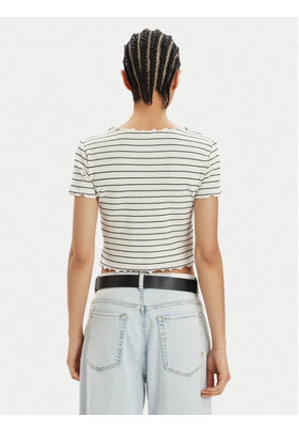 only - ONLY T-Shirt Anits 15253651 Écru Regular Fit. Materiał: bawełna