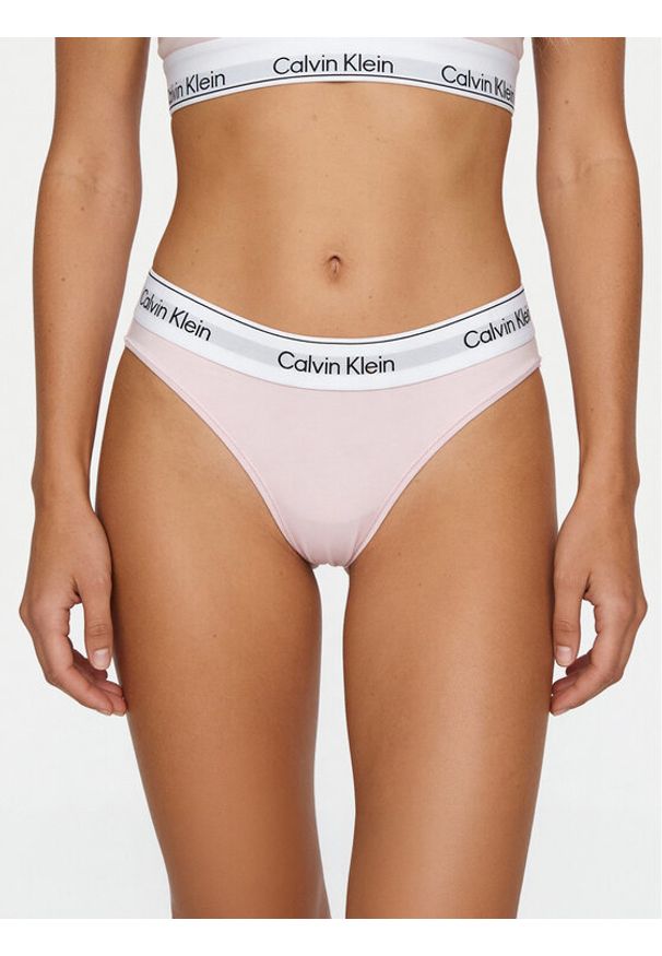 Calvin Klein Underwear Figi brazylijskie LV00QF8522 Różowy. Kolor: różowy. Materiał: bawełna