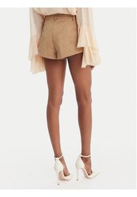 BARDOT - Bardot Szorty z imitacji skóry Jayla 60059PB2 Brązowy Slim Fit. Kolor: brązowy. Materiał: skóra #5
