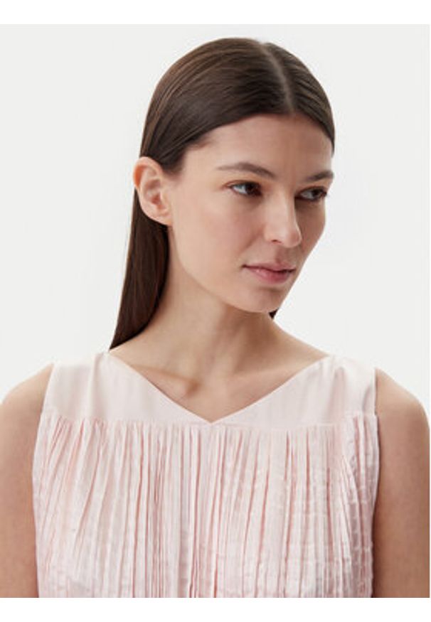 BOSS Sukienka wieczorowa 50537411 Różowy Regular Fit. Kolor: różowy. Materiał: syntetyk, wiskoza. Styl: wizytowy