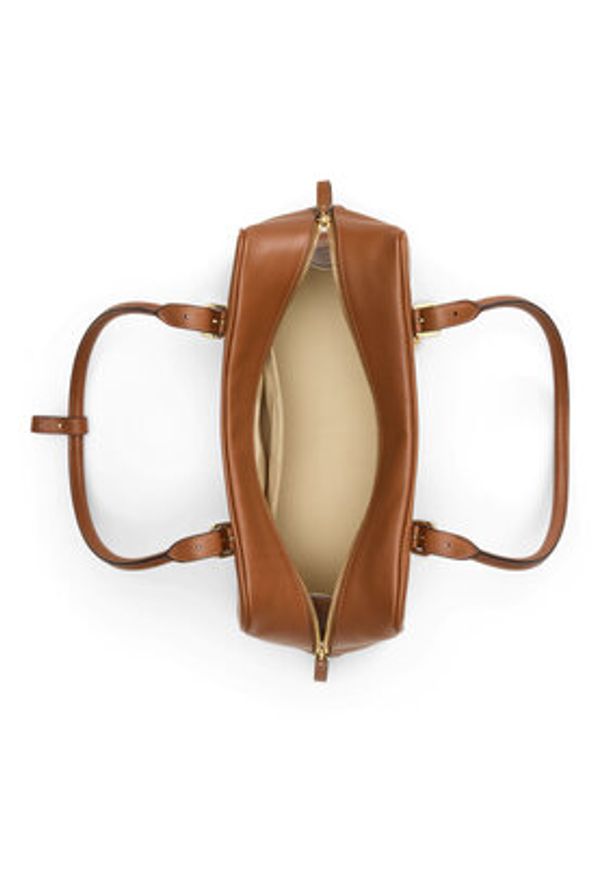 Lauren Ralph Lauren - LAUREN RALPH LAUREN Torebka 431P06068001 Brązowy. Kolor: brązowy. Materiał: skórzane