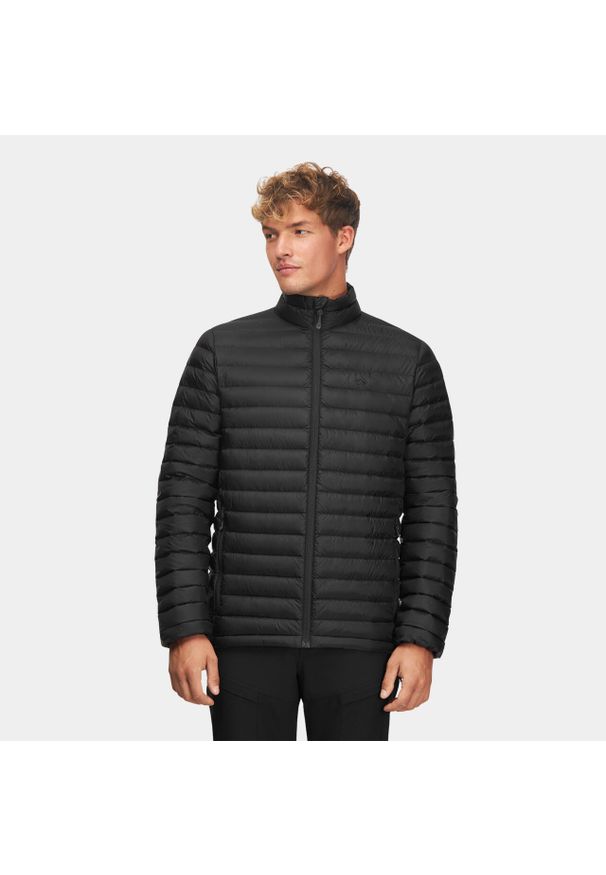 Kurtka męska puchowa Pro Alpinus Gilgit. Kolor: czarny. Materiał: puch. Sport: turystyka piesza