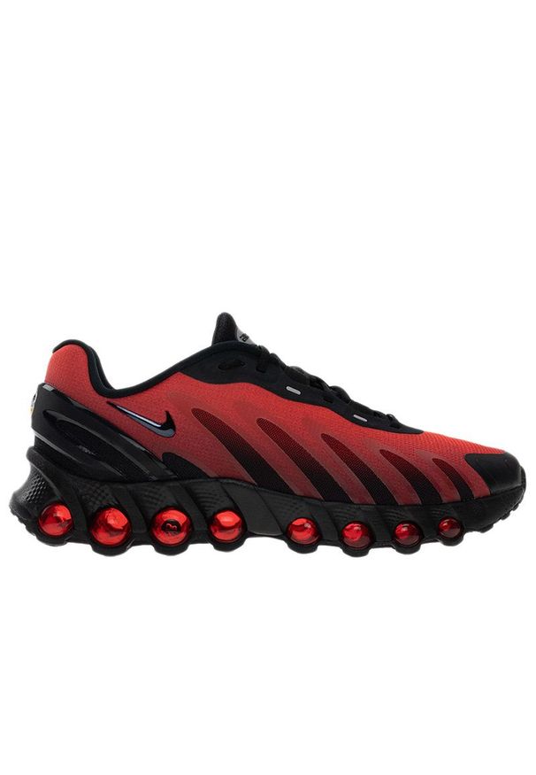 Buty męskie Nike Air Max DN8 FQ7860-008 - czerwone. Zapięcie: sznurówki. Kolor: czerwony. Materiał: syntetyk, materiał. Szerokość cholewki: normalna. Model: Nike Air Max