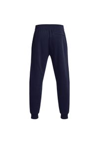 Under Armour - Spodnie Do Joggingu Męskie Polar Rival. Kolor: niebieski. Materiał: polar. Sport: bieganie